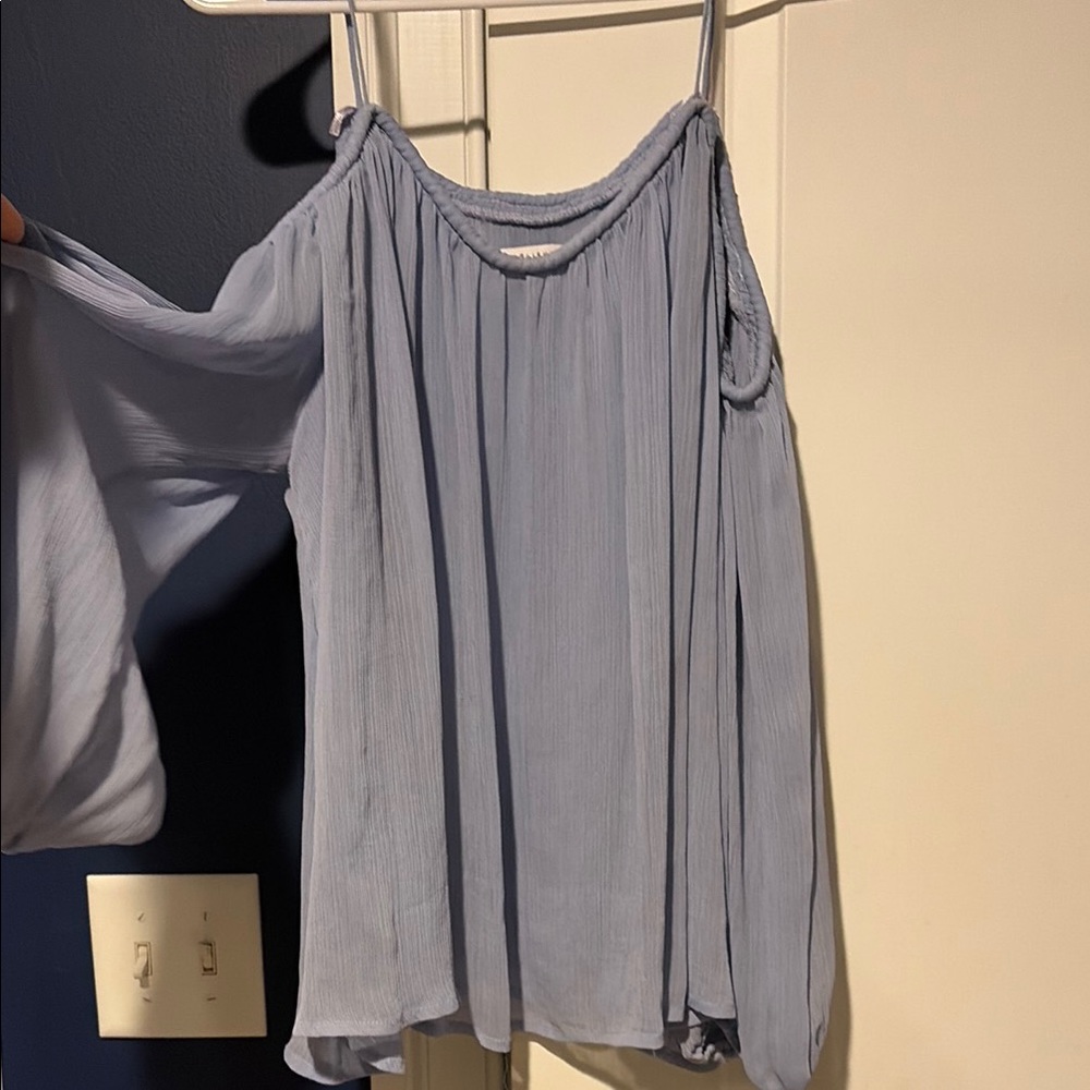 English Factory Off the Shoulder Top Size L